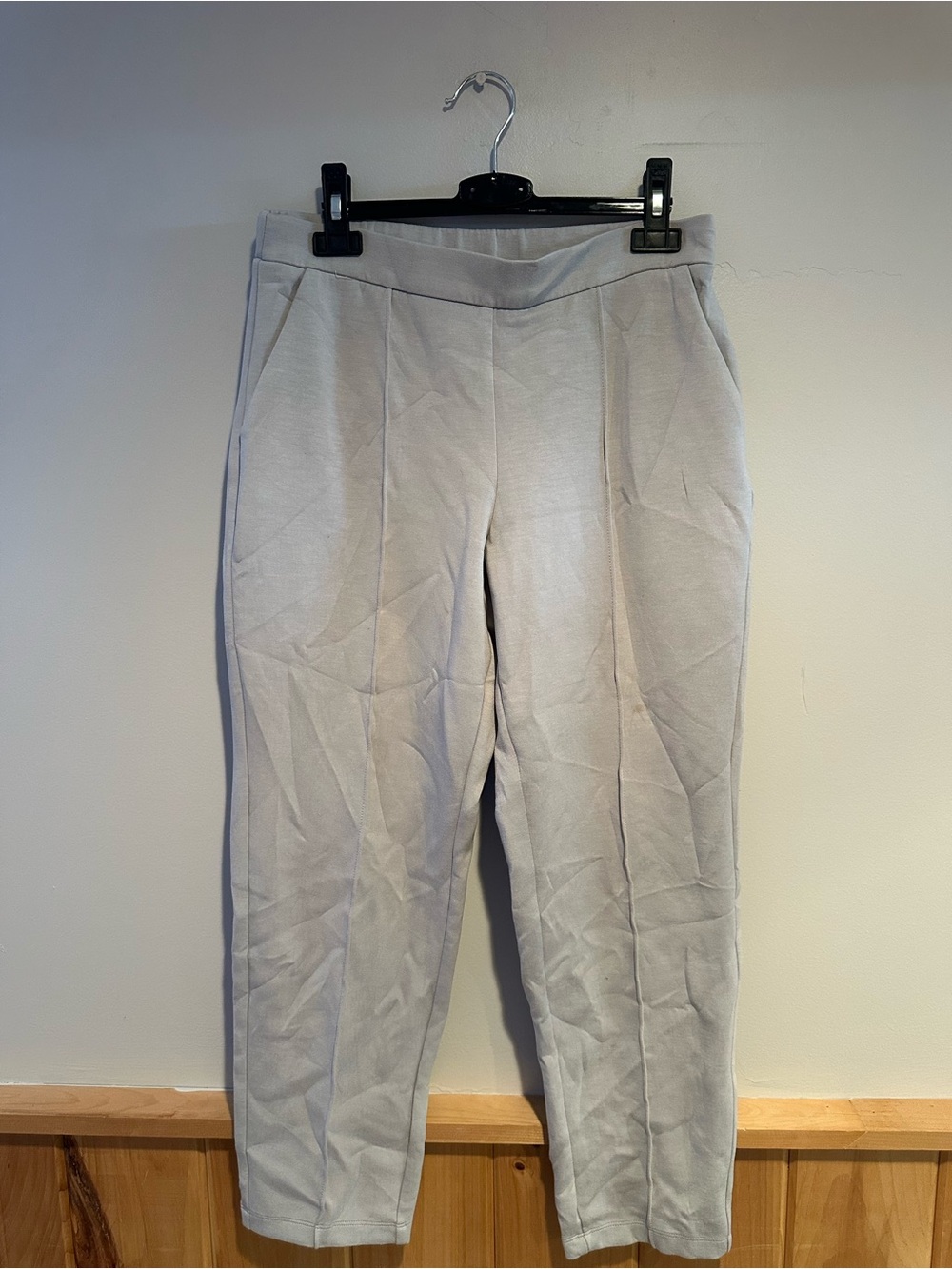 Banana Republic Light Gray Ankle Ponte Pants